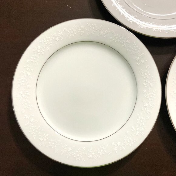 Noritake Fine China Buckingham #6438 Pattern 8” Salad Plate Dish Japan-Made Vtg - Picture 3 of 11